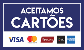 Aceitamos Cartões